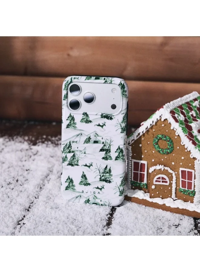 Burga iPhone 17 Pro Pine Lodge Burga iPhone 17 Pro Pine Lodge Premium Case Compatible with Hybrid Dual-Layer Hard Shell + Silicone Protection - Scratch-Resistant Shockproof Mobile Cover  | Best Price UAE
